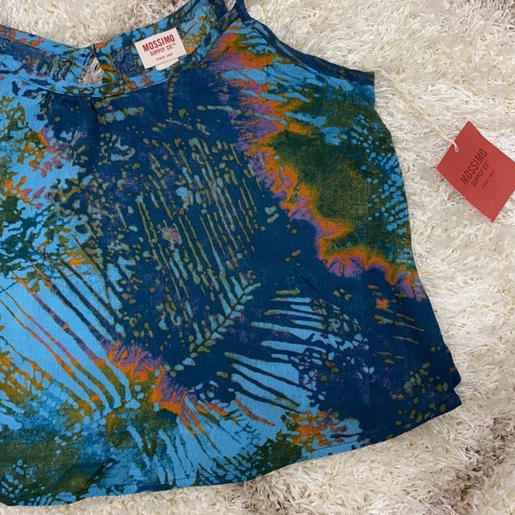 tropical pattern crop top - Picture 4 of 5